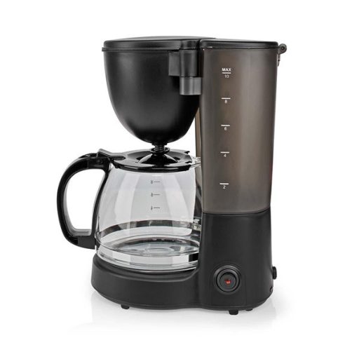 Nedis KACM150EBK kávéfőző, filteres kávé, 1.25 l, 10 csésze, melegen tartás funkció, fekete