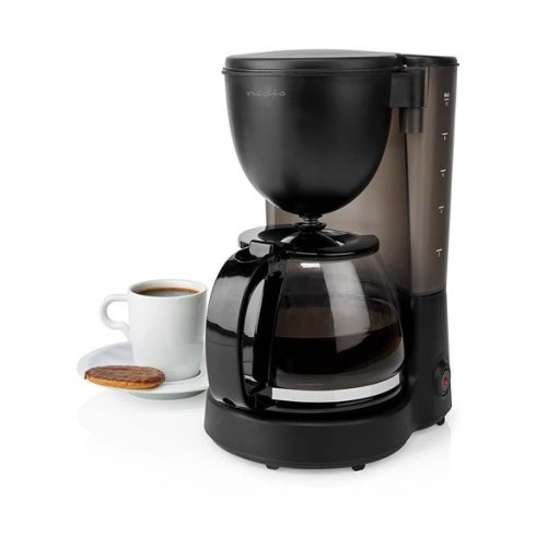 Nedis KACM150EBK kávéfőző, filteres kávé, 1.25 l, 10 csésze, melegen tartás funkció, fekete