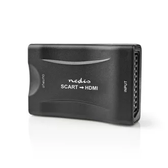   Nedis VCON3463BK (converter) videó konverter, SCART bemenet, HDMI kimenet 1080p