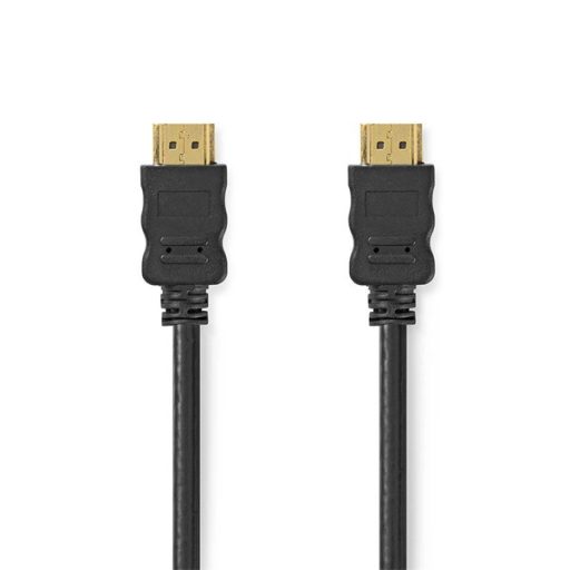 Nedis CVGL34060BK150 ultra HD HDMI kábel, HDMI dugó - dugó, 4K@60Hz, ARC, 18 Gbps, aranyozott csatlakozók, hossz 15m