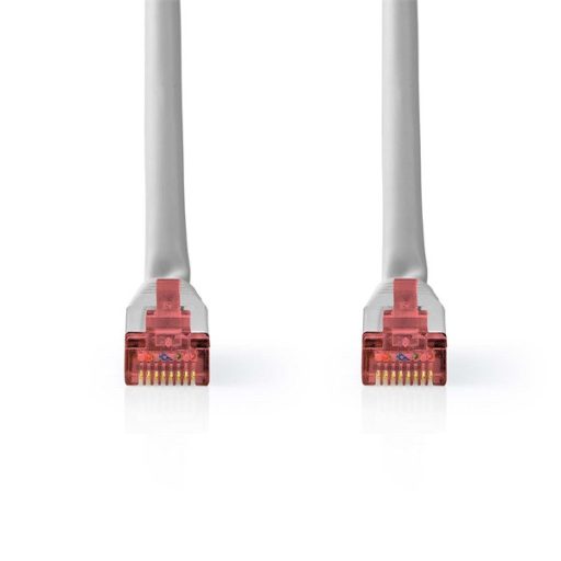 Nedis CCGL85220GY05 UTP / FTP Cat6 patch kábel, RJ45 aranyozott érintkezők, 10/100/1000 Mbit/s, hossz 0.5m