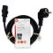 Nedis CEGL10000BK20 táp kábel IEC-320-C13, 3 x 0.75 mm˛ hossz 2m
