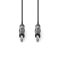 Nedis COTH23020GY50 félprofi audio kábel, 2 x 6,35mm sztereo jack dugó, hossz 5m, rugalmas