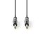 Nedis COTH23000GY30 félprofi audio kábel, 2 x 6,35mm mono jack dugó, hossz 3m, rugalmas