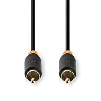   Nedis CABW24170AT20 digitális koax kábel, 2 x aranyozott RCA, hossz 2m
