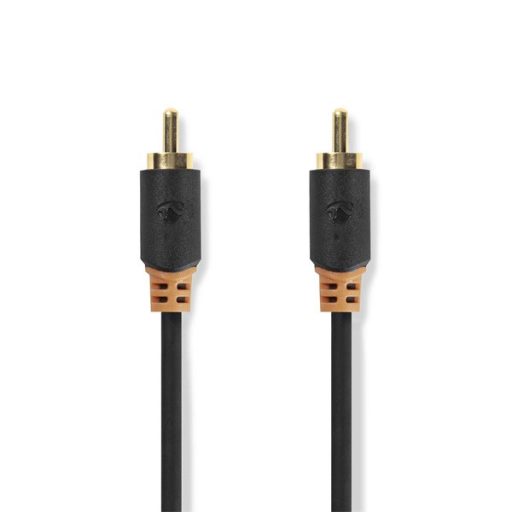 Nedis CABW24170AT20 digitális koax kábel, 2 x aranyozott RCA, hossz 2m