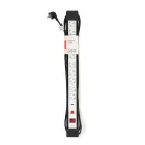 Nedis ESC103SPF1PRO 10 aljzatos elosztó túlfeszűltségvédelemmel, H05VV-F 3G1.5mm2 , 3680 W, 16A, hossz 3m