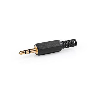   Nedis CAVC22900BKG forrasztható 3,5mm sztereó jack dugó, 25db/csomag