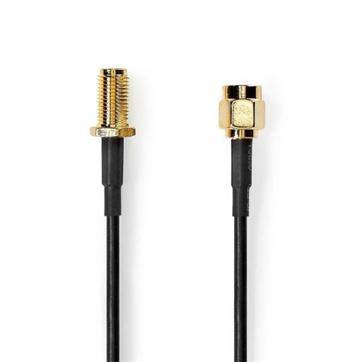 Nedis CSGL02010BK10 SMA kábel, 50 Ohm, 1m