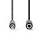 Nedis CAGL22050BK100 3,5mm sztereo jack hosszabító kábel, 10m