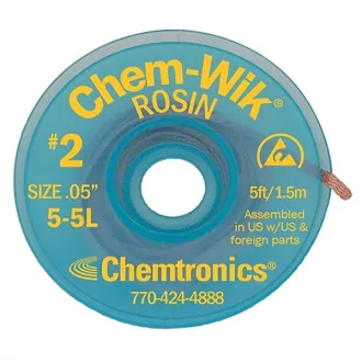   (Nedis) Chemtronics ón szívó, kiforrasztó szalag, 1.27mm x 1.5m, CHEM-WIK AA