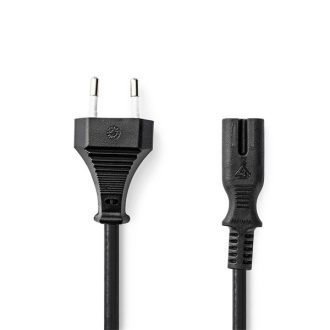   Nedis CEGL11040BK50 táp kábel IEC-320-C7, 2 x 0.75 mm, hossz 5m