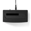 Nedis HDDUSB3210BK HDD / SSD dokkoló, USB 3.2 Gen1, USB Type-A, 2 fiókos,  2,5 / 3,5", USB 3.2 Gen1