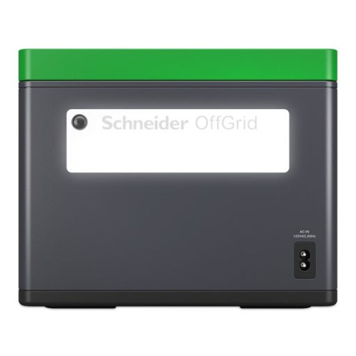 APC Schneider OFFGRID 500 hordozható akkumulátor állomás, 517Wh Lítium-ion, 2xSCHUKO, 3xUSB, 2x USB-C, Színuszos, LCD