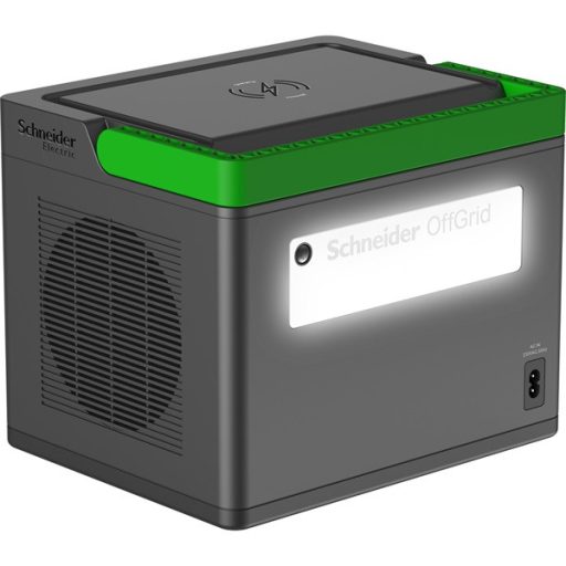 APC Schneider OFFGRID 730 hordozható akkumulátor állomás, 738Wh Lítium-ion, 2xSCHUKO, 3xUSB, 2x USB-C, Színuszos, LCD