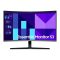 SAMSUNG Ívelt VA 100Hz monitor 32" S39GD, 1920x1080, 16:9, 250cd/m2, 4ms, HDMI/VGA