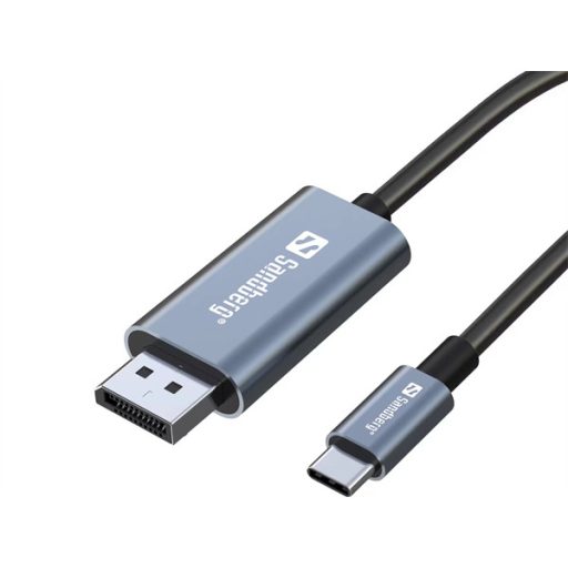 SANDBERG DisplayPort kábel, USB-C to DisplayPort Cable 2M
