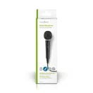 Nedis MPWD01BK dinamikus mikrofon, rögzített kábel  5 m,  80 Hz - 12 kHz  600 Ohm  -75 dB, kapcsoló