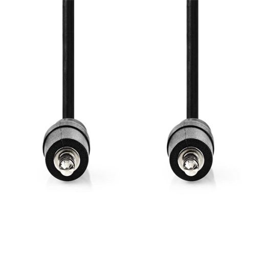 Nedis CAGL22000BK10 sztereo audio kábel, 3,5 mm jack dugó - 3,5 mm jack dugó, 1m