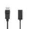 Nedis CCGB37150BK02 Display - HDMI adapter, 4K@30Hz Nikkelezett 0,20 m