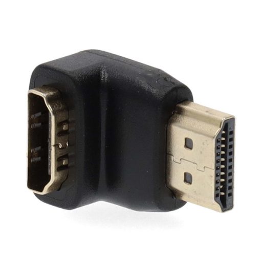 Nedis CVGB34901BK HDMI adapter, HDMI csatl HDMI kimen. aranyozott 90°-os, F/M-90