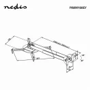 Nedis fali projektor tartó konzol
