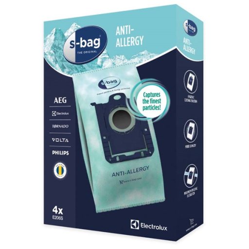 Nedis Electrolux gyári porzsák E206S s-bag® 9001684605 antiallergén