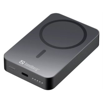   SANDBERG Hordozható akkumulátor, Mag Wireless Powerbank 10000 ALU