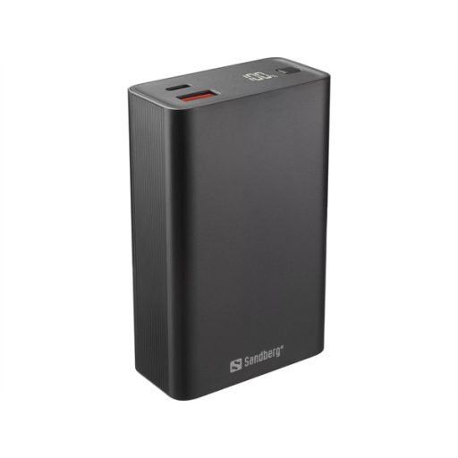 SANDBERG Hordozható akkumulátor, Travel powerbank 20000 PD65W