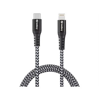   SANDBERG USB-C tartozék, Survivor USB-C PD Lighting kábel 1m