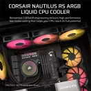 CORSAIR CPU hűtő NAUTILUS 240 RS ARGB Liquid CPU Cooler (vízhűtés), 2 Ventilátoros, LGA1851 támogatással, fekete
