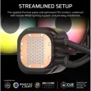 CORSAIR CPU hűtő NAUTILUS 240 RS ARGB Liquid CPU Cooler (vízhűtés), 2 Ventilátoros, LGA1851 támogatással, fekete