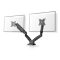Nedis MMDOSGS110BK gázrugós asztali monitor tartó, dupla, 15-32" | 75x75 / 100x100