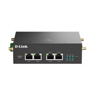   D-LINK 5G M2M Modem 4x1000Mbps(2xPOE) Fémházas, DWM-314-GP/E