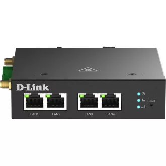 D-LINK 4G M2M Modem 4x100Mbps Fémházas, DWM-314-T