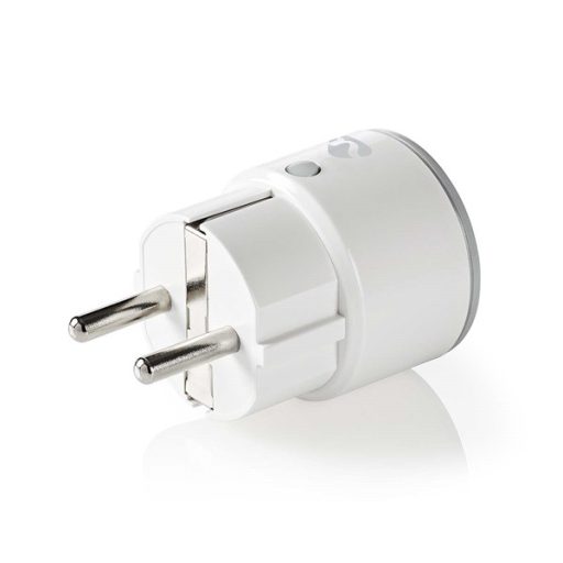 Nedis okos konektor WIFIP110FWT, Wi-Fi | IP21 | Teljesítménymérő | 2500 W | Dugó földelt érintkezővel