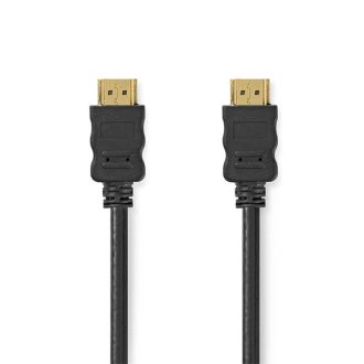   Nedis CVGL34060BK10 ultra HD HDMI kábel, HDMI dugó - dugó, 4K@60Hz, ARC, 18 Gbps, aranyozott csatlakozók, hossz 1m