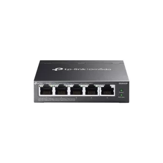   TP-LINK Switch 5x1000Mbps (1xPOE + 4xPOE+) Fémházas Easy Smart (Omada), ES205GP