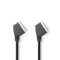Nedis CVGL31001BK15 scart kábel, 1,5m