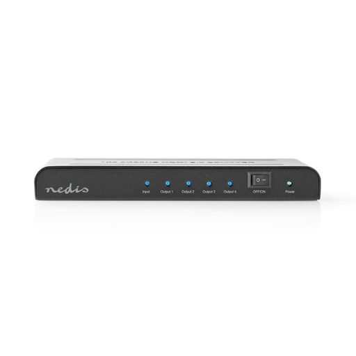 Nedis VSPL3474AT HDMI splitter, 1 x HDMI be - 4 x HDMI ki, 4K@60Hz