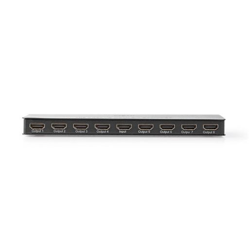 Nedis HDMI splitter, 1 x HDMI be - 8 x HDMI ki, 4K@60Hz, VSPL3478AT