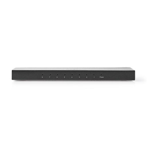 Nedis HDMI splitter, 1 x HDMI be - 8 x HDMI ki, 4K@60Hz, VSPL3478AT