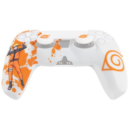 KONIX - NARUTO PS5 Dualsense kontroller Védőkészlet, Narancs-Fehér