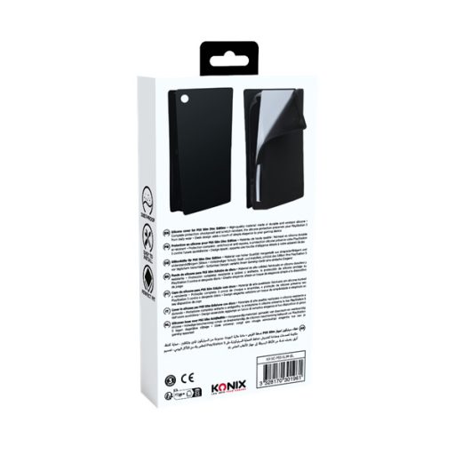 KONIX - MYTHICS Playstation 5 Slim Szilikon Tok, Fekete