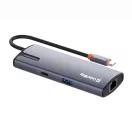 COLORWAY USB-elosztó (dokkolóállomás) CW-HUB03, USB-C 6-B-1 Type C PD 100W/USB3.0x3/USB2.0/RJ45