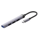 COLORWAY USB-elosztó CW-HUB04, USB-C 4-B-1 USB2.0X3/USB3.0