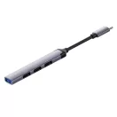 COLORWAY USB-elosztó CW-HUB04, USB-C 4-B-1 USB2.0X3/USB3.0