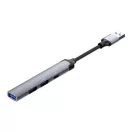 COLORWAY USB-elosztó CW-HUB05, USB-A 4-B-1 USB2.0X3/USB3.0