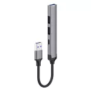 COLORWAY USB-elosztó CW-HUB05, USB-A 4-B-1 USB2.0X3/USB3.0