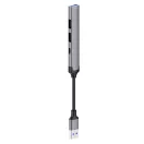 COLORWAY USB-elosztó CW-HUB05, USB-A 4-B-1 USB2.0X3/USB3.0